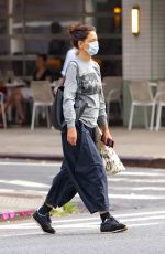 KATIE HOLMES Out and About in New York 07/07/2022