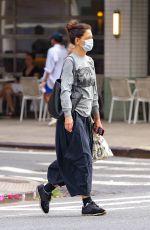 KATIE HOLMES Out and About in New York 07/07/2022
