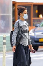 KATIE HOLMES Out and About in New York 07/07/2022