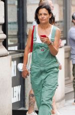 KATIE HOLMES Out and About in New York 07/14/2022