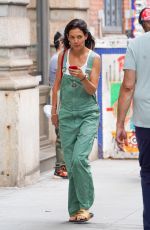 KATIE HOLMES Out and About in New York 07/14/2022