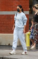 KATIE HOLMES Out and About in New York 07/27/2022