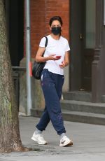 KATIE HOLMES Out and About in New York 07/29/2022