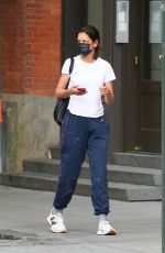 KATIE HOLMES Out and About in New York 07/29/2022