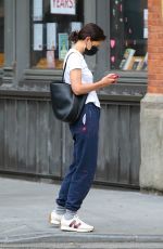 KATIE HOLMES Out and About in New York 07/29/2022