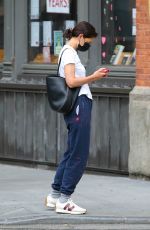 KATIE HOLMES Out and About in New York 07/29/2022
