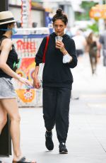 KATIE HOLMES Out for Coffee in New York 07/06/2022