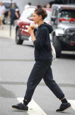 KATIE HOLMES Out for Coffee in New York 07/06/2022