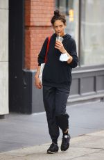 KATIE HOLMES Out for Coffee in New York 07/06/2022
