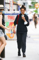 KATIE HOLMES Out for Coffee in New York 07/06/2022