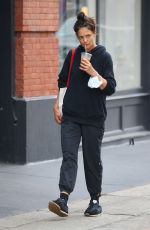 KATIE HOLMES Out for Coffee in New York 07/06/2022