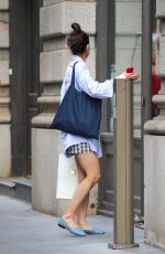 KATIE HOLMES Out in New York 07/01/2022