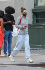 KATIE HOLMES Out in New York 07/13/2022
