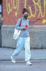 KATIE HOLMES Out in New York 07/13/2022