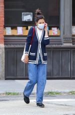 KATIE HOLMES Out in New York 07/15/2022
