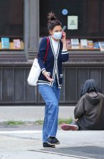 KATIE HOLMES Out in New York 07/15/2022