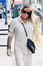 KATIE MPRICE Leaves Nails Salon in West Sussex 07/13/2022