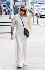KATIE MPRICE Leaves Nails Salon in West Sussex 07/13/2022