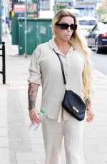 KATIE MPRICE Leaves Nails Salon in West Sussex 07/13/2022