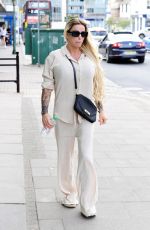 KATIE MPRICE Leaves Nails Salon in West Sussex 07/13/2022