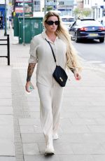 KATIE MPRICE Leaves Nails Salon in West Sussex 07/13/2022