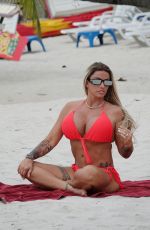 KATIE PRICE in Bikini on the Beach in Thailand 07/03/2022