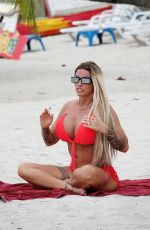 KATIE PRICE in Bikini on the Beach in Thailand 07/03/2022