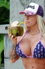 KATIE PRICE in Bikini Out on Holidays in Thailand 07/07/2022