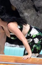 KATY PERRY on the Set of New Dolce & Gabbana Commercial in Capri 07/16/2022