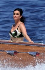 KATY PERRY on the Set of New Dolce & Gabbana Commercial in Capri 07/16/2022