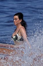 KATY PERRY on the Set of New Dolce & Gabbana Commercial in Capri 07/16/2022
