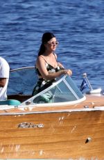 KATY PERRY on the Set of New Dolce & Gabbana Commercial in Capri 07/16/2022