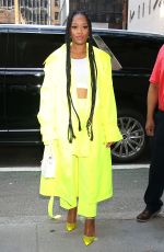 KEKE PALMER Arrives at Today Show in New York 07/21/2022