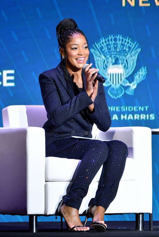KEKE PALMER at 2022 Essence Festival of Culture in New Orleans 07/02/2022