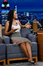 KEKE PALMER at Tonight Show Starring Jimmy Fallon in New York 07/19/2022