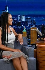KEKE PALMER at Tonight Show Starring Jimmy Fallon in New York 07/19/2022