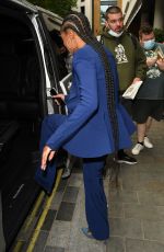KEKE PALMER Leaves Her Hotel in London 07/27/2022