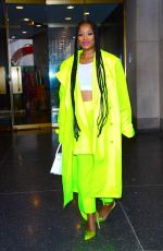 KEKE PALMER Leaves Today Show in New York 07/21/2022