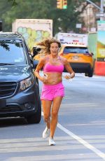 KELLY BENSIMON Out for Morning Jog in New York 07/20/2022