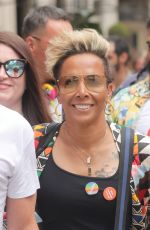 KELLY HOLMES, Phillip Schofield and Alison Hammond at Pride Festival in Londn 07/02/2022