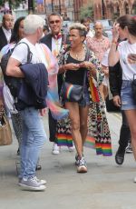 KELLY HOLMES, Phillip Schofield and Alison Hammond at Pride Festival in Londn 07/02/2022