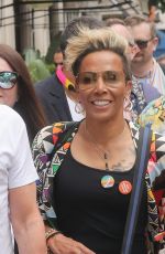 KELLY HOLMES, Phillip Schofield and Alison Hammond at Pride Festival in Londn 07/02/2022