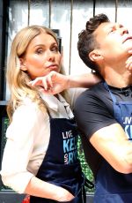 KELLY RIPA Taping for Live Foodfluencer Friday Faceoff Live with Kelly and Ryan in New York 07/07/2022