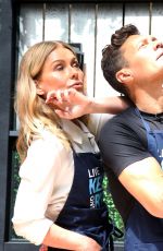 KELLY RIPA Taping for Live Foodfluencer Friday Faceoff Live with Kelly and Ryan in New York 07/07/2022