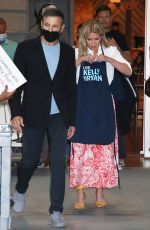 KELLY RIPA Taping for Live Foodfluencer Friday Faceoff Live with Kelly and Ryan in New York 07/07/2022