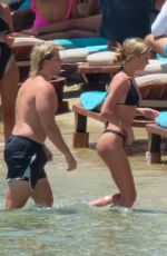 KIAH BROADSMITH in Bikini and Jackson Warne on Holiday in Mykonos 07/22/2022