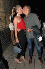 KIERA CHAPLIN Celebrates Her 40th Birthday at Chiltern Firehouse in London 07/01/2022
