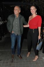 KIERA CHAPLIN Celebrates Her 40th Birthday at Chiltern Firehouse in London 07/01/2022