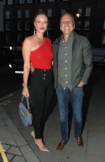KIERA CHAPLIN Celebrates Her 40th Birthday at Chiltern Firehouse in London 07/01/2022