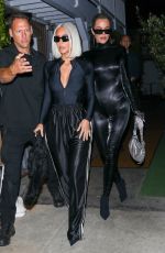 KIM and KHLOE KARDASHIAN Out for Dinner in Santa Monica 07/20/2022